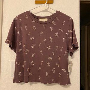 French Pastry Crop Top NWT